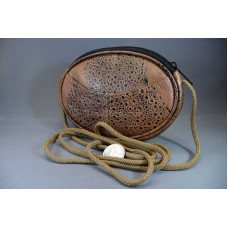 Cane Toad Leather Oval Shoulder Bag