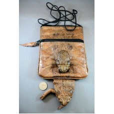 Cane Toad Rectangular Shoulder Bag with 2 heads/legs