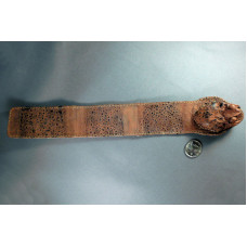 Cane Toad Leather Bookmark